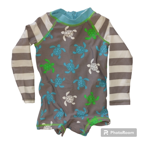 Wave Zone One-Piece 12-Month Rashguard 🐢 - Picture 2 of 10